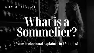 Wine Professional Explained in 2 Minutes What Does a Sommelier Do sommelier [upl. by Akzseinga]