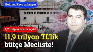 27 Trilyon Liralık Açık 11 Trilyon 89 Milyar TL’lik Bütçe Meclise Sunuldu  Mehmet Kaya [upl. by Uba]