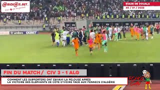 Comment les supporters ont envahi la pelouse après la victoire des Éléphants face à l’Algérie [upl. by Carlton]