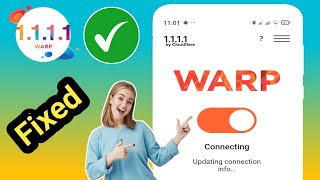 Fix 1111 vpn not connecting  1111 vpn connection problem 2024  cloudflare warp not connecting [upl. by Chesnut]