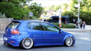 Best of VW Golf IV amp V R32 Sounds 2016 [upl. by Leirum]