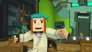 Minecraft Story Mode  BEHIND THE SCENES Funny Choices Video with Petra and Jack [upl. by Irrot]