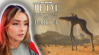 Jedha  Star Wars Jedi Survivor Part 4 Grand Master Difficulty Gameplay Playthrough 4K60 [upl. by Atteynad29]