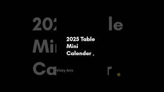 2025 mini calendar calendar 2025 newyear gift gift [upl. by Wales]