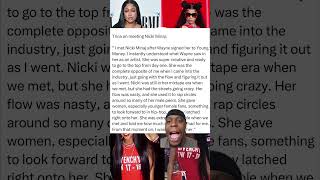 Trina Mentions Nicki Minaj In Her Memoir “Da Baddest” nickiminaj trina [upl. by Garik]