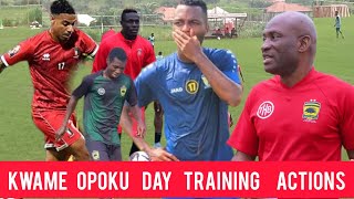 KWAME POKU DAY 2 TRAININGMINTAH GREATFOREIGN PLAYER TRAINS DETAILS [upl. by Hedva]