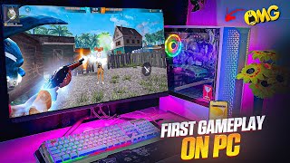 I Played Free Fire On Pc For The First Time 🖥️ You Will Shock After Watching This ☠️🗿 [upl. by Emsoc]