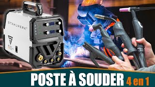 LE MEILLEUR POSTE À SOUDER 4 EN 1 MIGMAG  TIG  MMA amp DÉCOUPEUR PLASMA  STAHLWERK CTM250 ST [upl. by Bernie350]