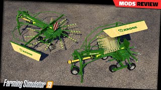 FS19  Krone Swadro 395 Windrower  Farming Simulator 19 Mods Review [upl. by Traweek]