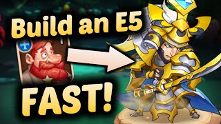 How to Build Your First E5 in IDLE HEROES [upl. by Larok]