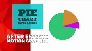 3951  Pie chart infographic in Adobe After Effects [upl. by Adiell]