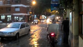 Inundacion belgrano echeverria y amenabar [upl. by Ytisahc]