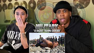 10 CRAZIEST Military Training Exercises REACTION  HOW IS THIS POSSIBLE 😱 [upl. by Eilsew]