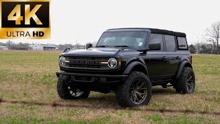 Ford Bronco Gets 20quot Bronze Vossen Wheels and 25quot Leveling Kit [upl. by Attecnoc]