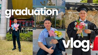 Korea Vlog l Graduation Day l Sejong University 2024 [upl. by Affay]