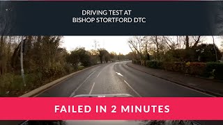 DRIVING TEST  BISHOP STORTFORD DTC EP 03  20221207 DRIVINGTESTVIDEO BISHOPSTORTFORD [upl. by Ikuy]