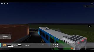 roblox stm testing game power drive on a 2019 NOVABUS LFS 1999 ON THE 136 viau [upl. by Aromas117]