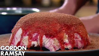 Gordon Ramsays Eton Mess Bombe Recipe [upl. by Hoffert535]