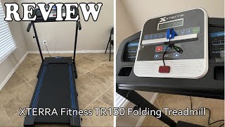 XTERRA Fitness TR Folding Treadmill  Review 2023 [upl. by Kcirrez]