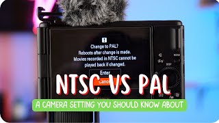 What is NTSC and PAL Check these settings on your Sony ZV1F before you Click Record [upl. by Chipman757]