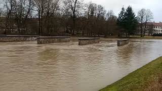 Hochwasser in Meiningen teil 6 [upl. by Eekcaj]