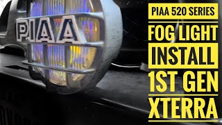 1st Gen Xterra PIAA 520 Series Fog Light Install [upl. by Nairim]