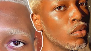 Bleaching My Eyebrows amp Facial Hair For The First Time 🤯😅  How to Bleach Your brows Elii Ormond [upl. by Notslah458]