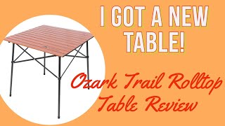 Ozark Trail Folding Table Review [upl. by Ydissac672]