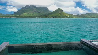 Otemanu Overwater Bungalow Suites at Four Seasons Resort Bora Bora [upl. by Neyud]