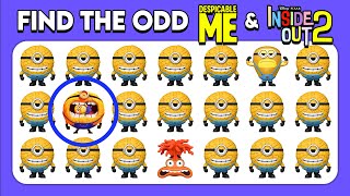 Find the ODD One Out  Inside Out 2 amp Despicable Me 4 Edition  Moca Quiz [upl. by Valenba]