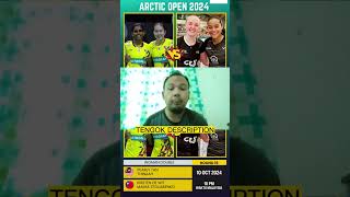 PEARLY TAN THINAAH VS KIRSTEN DE WITMARIIA STOLIARENKO ARCTIC OPEN 2024 [upl. by Ingemar]