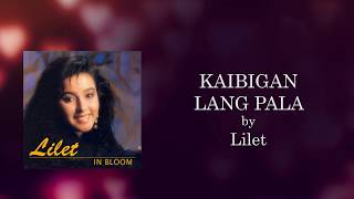 Lilet  Kaibigan Lang Pala Lyrics Video [upl. by Malita]