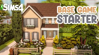 Base Game Family Starter l The Sims 4 Speed Build [upl. by Patrick]