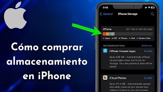 Cómo comprar almacenamiento en iPhone [upl. by Nnairrehs]