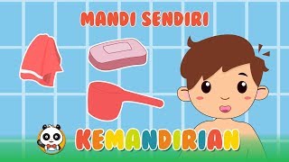 Video Edukasi Anak Kemandirian Anak Usia Prasekolah Mandi Sendiri [upl. by Ynottirb]