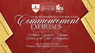 Mapúa Unversity Senior High School 7th Commencement Exercises PM [upl. by Armanda]