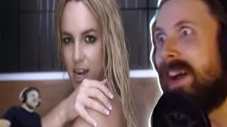 Forsen Reacts  Makin of the Womanizer Music Video [upl. by Lomasi]