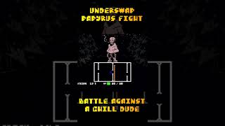 UNDERSWAP PAPYRUS SURVIVAL FIGHT undertale fangame underswap gaming shorts [upl. by Nisa513]