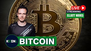 🔴LIVE Bitcoin Bitcoin Elliott Wave Analysis  Trading Psychology  Chatting [upl. by Hamish]