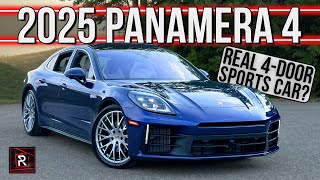 The 2025 Porsche Panamera 4 Is A Big Luxury Sedan With The Soul Of A 911 Carrera [upl. by Meehyrb]