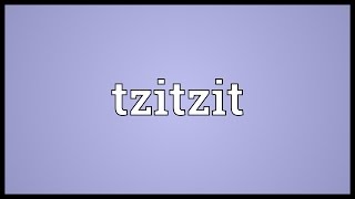 Tzitzit Meaning [upl. by Udele]