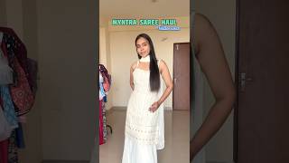 Myntra festive wear saree haul sareehaul myntrasaree partywearsaree youtubeshorts myntra ✨✨ [upl. by Jacobah]