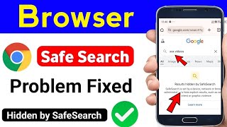 Google Safe search problem salution  How to solve safe serch problem on google chrome browser [upl. by Akcirderf]