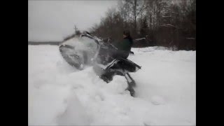 yamaha grizzly 700 на гусеницах [upl. by Rramel]