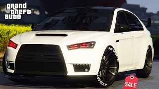 Kuruma Armored Review amp Best Customization SALE GTA 5 Online  Lancer Evolution X  U MUST BUY THIS [upl. by Sloatman]