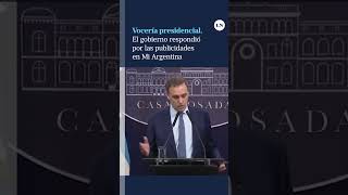 El Gobierno respondió por las acusaciones de la propaganda política en Mi Argentina [upl. by Dudden922]