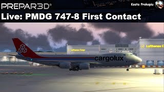 LIVESTREAM P3Dv4 PMDG 7478 First Contact GERMANENGLISH [upl. by Leifeste627]