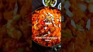 Restaurant Style Gajar Ka Halwarecipeshortvideo viralshortssubscribe [upl. by Ayokahs]