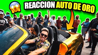 PUEBLO MEXICANO REACCIONA A COCHE DE ORO 😱 [upl. by Teri]