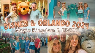 DISNEY WORLD amp FLORIDA VLOGS 2024 ✨  Day 10  Magic Kingdom  Crystal Palace  EPCOT  Luminous [upl. by Yuma]